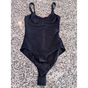 Wacoal Bodysuit Slenderness Hidden Wire Seamless Body Briefer 36B Black Layering